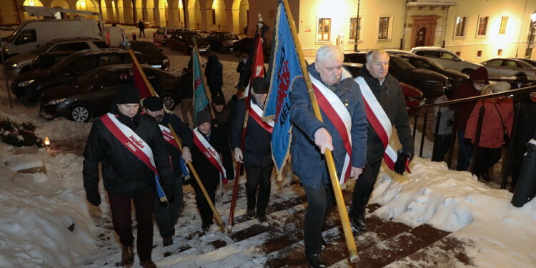 13.12.2022. Kielce. Obchody 41. rocznicy wprowadzenia stanu wojennego. / Fot. Wiktor Taszłow - Radio Kielce