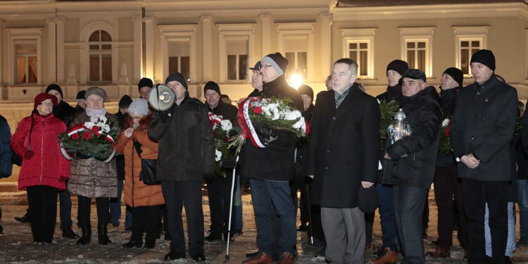 13.12.2022. Kielce. Obchody 41. rocznicy wprowadzenia stanu wojennego. / Fot. Wiktor Taszłow - Radio Kielce