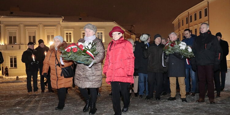 13.12.2022. Kielce. Obchody 41. rocznicy wprowadzenia stanu wojennego. / Fot. Wiktor Taszłow - Radio Kielce