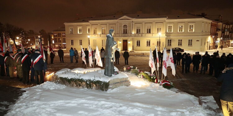 13.12.2022. Kielce. Obchody 41. rocznicy wprowadzenia stanu wojennego. / Fot. Wiktor Taszłow - Radio Kielce