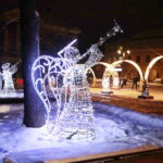 15.12.2022. Kielce. Świąteczne iluminacje / Fot. Wiktor Taszłow - Radio Kielce