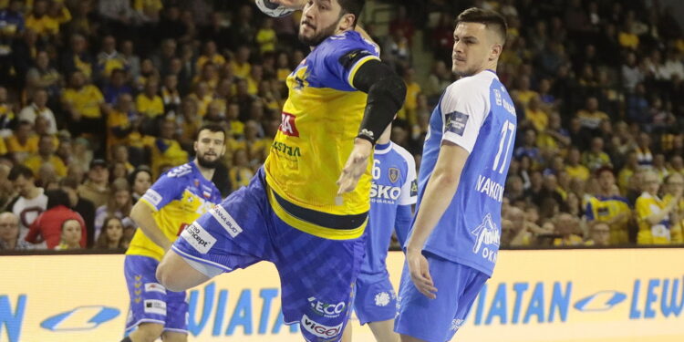 15.12.2022. Kielce. 10. kolejka Ligi Mistrzów: Łomża Industria - Celje Pivovarna Lasko / Fot. Wiktor Taszłow - Radio Kielce