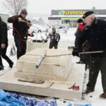 16.12.2022. Kielce. Pomnik upamiętniający powstańców styczniowych na Białogonie / Fot. Wiktor Taszłow – Radio Kielce