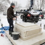 16.12.2022. Kielce. Pomnik upamiętniający powstańców styczniowych na Białogonie / Fot. Wiktor Taszłow – Radio Kielce