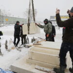 16.12.2022. Kielce. Pomnik upamiętniający powstańców styczniowych na Białogonie / Fot. Wiktor Taszłow – Radio Kielce