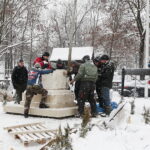 16.12.2022. Kielce. Pomnik upamiętniający powstańców styczniowych na Białogonie / Fot. Wiktor Taszłow – Radio Kielce