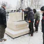 16.12.2022. Kielce. Pomnik upamiętniający powstańców styczniowych na Białogonie / Fot. Wiktor Taszłow – Radio Kielce