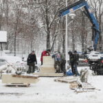 16.12.2022. Kielce. Pomnik upamiętniający powstańców styczniowych na Białogonie / Fot. Wiktor Taszłow – Radio Kielce