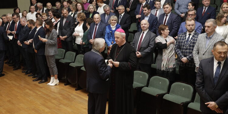 28.12.2022 Kielce. Zespół Państwowych Szkół Muzycznych. Spotkanie opłatkowe Prawa i Sprawiedliwości / Fot. Jarosław Kubalski - Radio Kielce