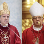 Rekolekcje adwentowe w Radiu Kielce. Na zdjęciu biskup diecezji sandomierskiej Krzysztof Nitkiewicz oraz biskup diecezji kieleckiej Jan Piotrowski /’ Fot. Radio Kielce