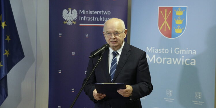 Na zdjęciu burmistrz Morawicy Marian Buras / Fot. Jarosław Kubalski - Radio Kielce