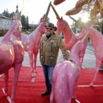 30.12.2022 Kielce. Jednorożce autorstwa Sławomira Micka na Placu Artystów / Fot. Jarosław Kubalski - Radio Kielce