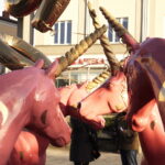 30.12.2022 Kielce. Jednorożce autorstwa Sławomira Micka na Placu Artystów / Fot. Jarosław Kubalski - Radio Kielce