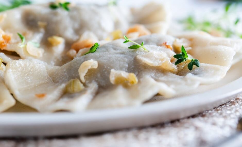 Pierogi z bobem, czyli drągoły