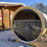 19.12.2022. Ostrowiec Świętokrzyski. Sauna na Gutwinie. / Fot. Emilia Sitarska - Radio Kielce