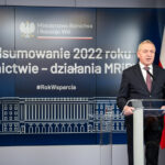 Wicepremier Henryk Kowalczyk podsumowuje działania ministerstwa w 2022 r. / Fot. MRiRW