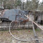 25.11.2022. Bliżyn. Wybuch gazu / Straż Pożarna