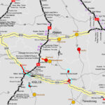 ŚWIĘTOKRZYSKIE - MAPA STANU BUDOWY DRÓG / źródło: GDDKiA