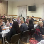 07.01.2023. Gorzyczany. Wspólny opłatek. / Fot. Grażyna Szlęzak - Radio Kielce