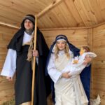 06.01.2023. Końskie. Jasełka. Na zdjęciu: Maciej Kołodziejczyk z żoną / Fot. Magdalena Galas-Klusek - Radio Kielce