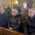 21.01.2023. Czyżów Plebański. Obchody 160. rocznicy Powstania Styczniowego. Na zdjęciu (z lewej): poseł Marek Kwitek, Katarzyna Kondziołka - burmistrz Zawichostu i Ewelina Ura- Kamińska - wiceburmistrz Zawichostu / Fot. Grażyna Szlęzak - Radio Kielce