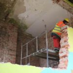 21.01.2023. Chęciny. Remont XVII-wiecznej synagogi / Fot. Urząd Gminy i Miasta w Chęcinach