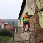 21.01.2023. Chęciny. Remont XVII-wiecznej synagogi / Fot. Urząd Gminy i Miasta w Chęcinach