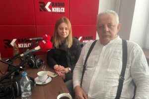 Na zdjęciu: Agnieszka Kmiecicka - menadżer i Mariusz Malkiewicz - właściciel serowarni Sery Sandomierskie / Fot. Grażyna Szlęzak - Radio Kielce