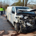 11.01.2023. Suchedniów. Ulica Langiewicza. Wypadek / Fot. skarżyska policja