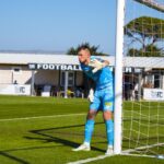 07.01.0223. Turcja. Sparing Korony Kielce. Na zdjęciu (od lewej): Sasa Balić, Konrad Forenc / Fot. Korona Kielce