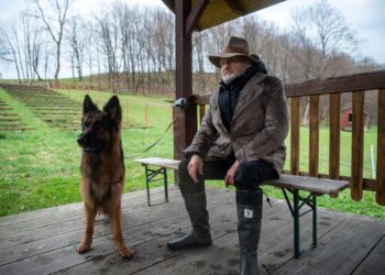 Zdjęcia do filmu „IO” realizowane były we Włoszech oraz w Polsce, między innymi na Podkarpaciu. Na zdjęciu Jerzy Skolimowski / Fot. Michał Woźny, źródło: radio.rzeszow.pl