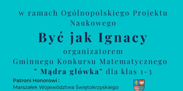 Gminny Konkurs Matematyczny „ Mądra główka” dla klas 1-3 - Radio Kielce