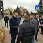 08.01.2023. Masłów. Spotkanie Mirosława Gębskiego, starosty kieleckiego z mieszkańcami / Fot. Ewelina Walczak - Radio Kielce