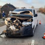 11.01.2023. Suchedniów. Ulica Langiewicza. Wypadek / Fot. młodszy brygadier Artur Surdy – KP PSP w Skarżysku-Kamiennej