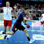 11.01.2023. Katowice. MŚ piłkarzy ręcznych, mecz: Polska - Francja. / Fot. Zbigniew Meissner - PAP