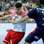 11.01.2023. Katowice. MŚ piłkarzy ręcznych, mecz: Polska - Francja. / Fot. Zbigniew Meissner - PAP