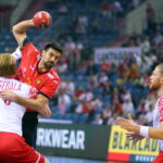 18.01.2023. Kraków. MŚ piłkarzy ręcznych. Mecz Hiszpania - Polska. / Fot. Łukasz Gągulski - PAP