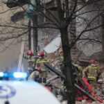 Wybuch gazu w trzypiętrowym budynku - Radio Kielce 27.01.2023. Katowice. Akcja ratownicza w miejscu wybuchu gazu w trzypiętrowej kamienicy w Katowicach-Szopienicach / Fot. PAP/Michał Meissner