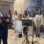 28.01.2023. Sandomierz. Spotkanie noworoczne struktur PiS. Na zdjęciu (przemawia): poseł Marek Kwitek. / Fot. Grażyna Szlęzak - Radio Kielce