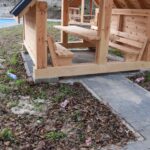 03.01.2022. Bodzentyn. Zniszczenia na małej targowicy. / Fot. Miasto i Gmina Bodzentyn - Facebook