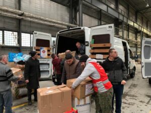 Transport humanitarny na Ukrainę / Fot. Caritas Diecezji