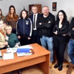 20.01.2023. Masłów. Plan filmu „Gruby". / Fot. Gmina Masłów