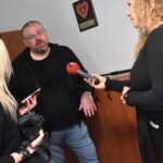 20.01.2023. Masłów. Plan filmu „Gruby". / Fot. Gmina Masłów