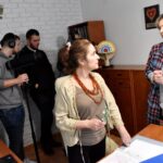 20.01.2023. Masłów. Plan filmu „Gruby". / Fot. Gmina Masłów