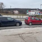 29.01.2023. Zgórsko. Wypadek na drodze wojewódzkiej nr 762 / Fot. Dionizy Krawczyński - Radio Kielce