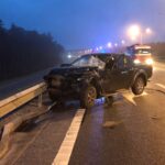 11.01.2023. Skarżysko-Kamienna. Trasa S7. Wypadek / Fot. PSP Skarżysko-Kamienna