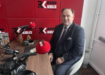 16.01.2023. Sandomierz. Rozmowa Dnia. Na zdjęciu poseł Marek Kwitek / Fot. Grażyna Szlęzak - Radio Kielce