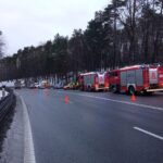 31.01.2023. Miedziana Góra. Wypadek / Fot. PSP Kielce