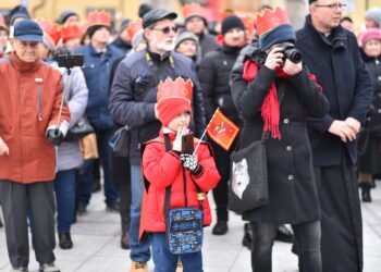 06.01.2023. Końskie. Orszak Trzech Króli / Fot. Magdalena Galas-Klusek - Radio Kielce