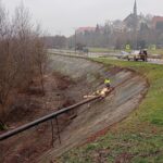 Most w Sandomierzu częściowo zdemontowany - Radio Kielce Sandomierz. Przebudowa mostu / Fot. GDDKiA Kielce
